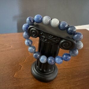 Blue Aventurine 10mm Beaded Bracelet